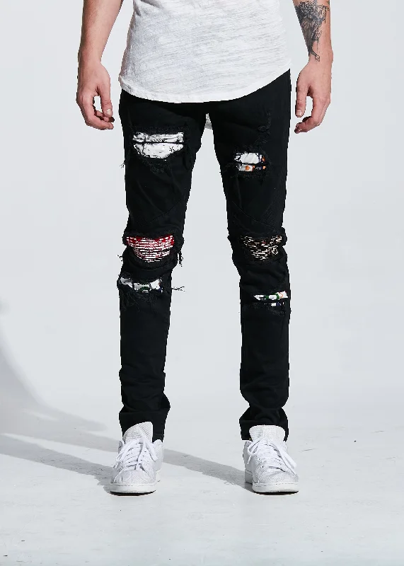 Fashion-Forward Men's JeansCHANDLER DENIM (MULTI-PRINT)