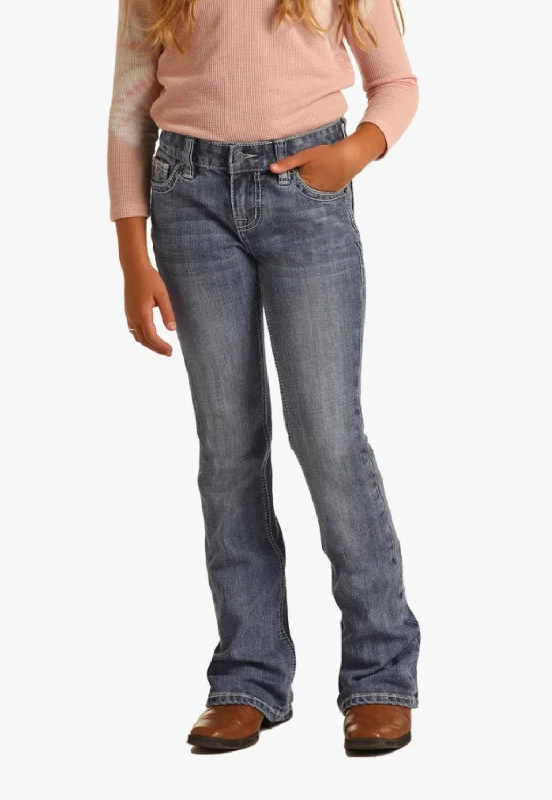 Casual Ripped Men's JeansRock and Roll Girls Jeans