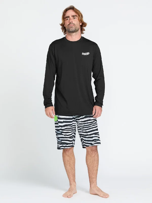 Men's Pants with Moisture-Wicking PropertiesLido Print Mod-Tech Trunks - Electic Green