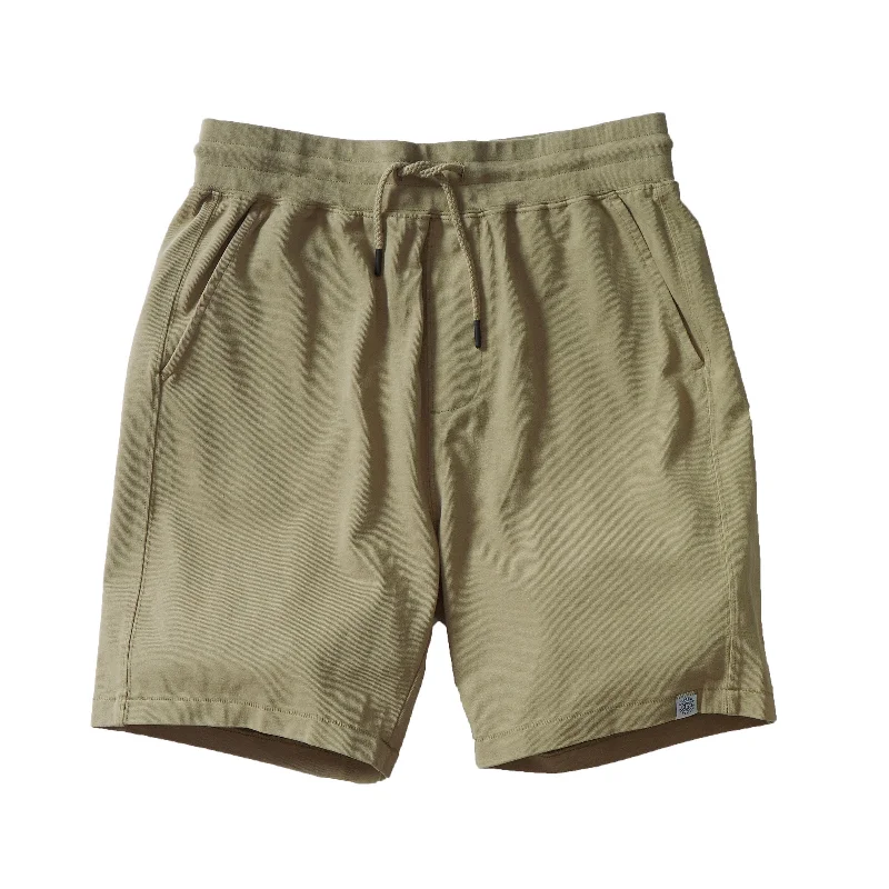 Men's Formal Trousers for BusinessElevated Compact Jersey Shorts - Avocado (Final Sale)*