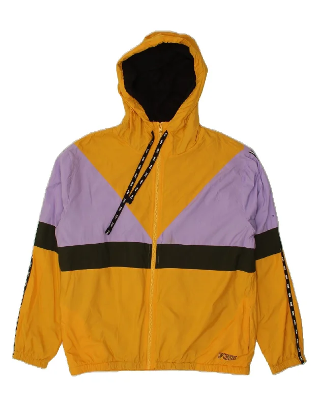 Men's Coats with HoodsPINK Boys Hooded Bomber Jacket 14-15 Years XS Yellow Colourblock Polyester Men's Coats with HoodsPINK Boys Hooded Bomber Jacket 14-15 Years XS Yellow Colourblock Polyester